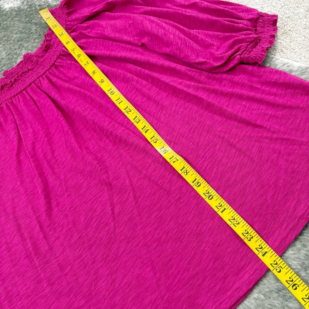 NWT Knox Rose Smocked Neck Top Large - Picture 8 of 9